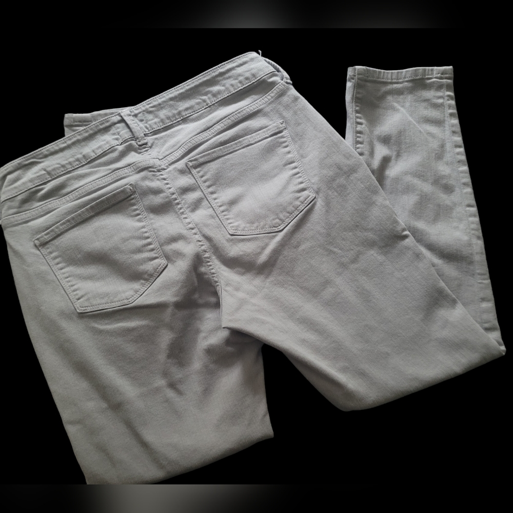 NYDJ grey denim jeans, Alina Convertable‎ Ankle, size 8P